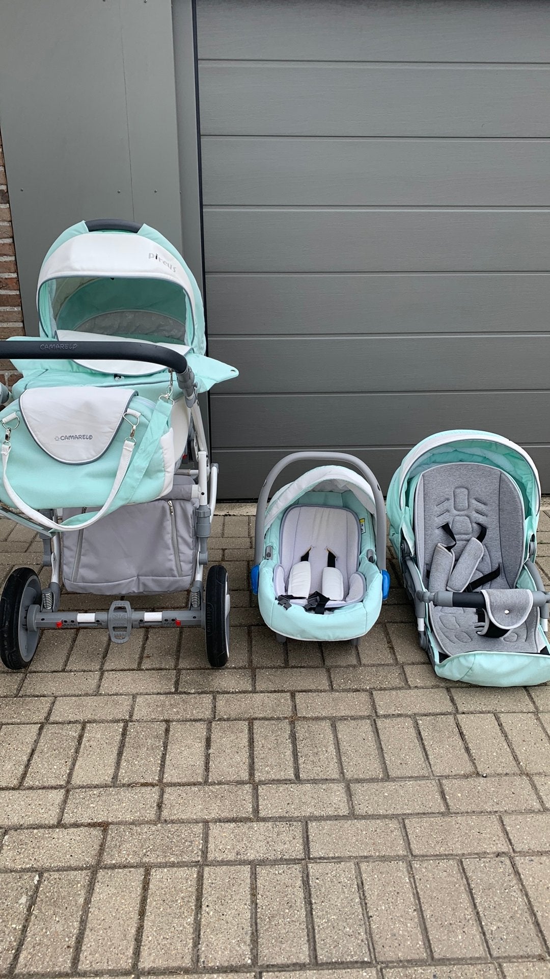 Kinderwagen, Kinderen en Baby's, Kinderwagens en Combinaties, Ophalen, Zo goed als nieuw, Kinderwagen, Luchtbanden