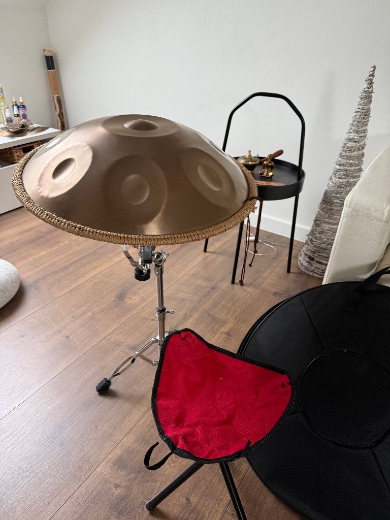 Nuosheng Handpan D-mineur 432Hz – Golden Edition, Musique & Instruments, Enlèvement, Comme neuf