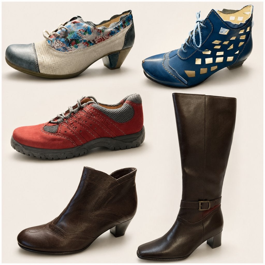 Lot de chaussures diverses femmes - 5 paires - en cuir -NEUF, Enlèvement, Neuf