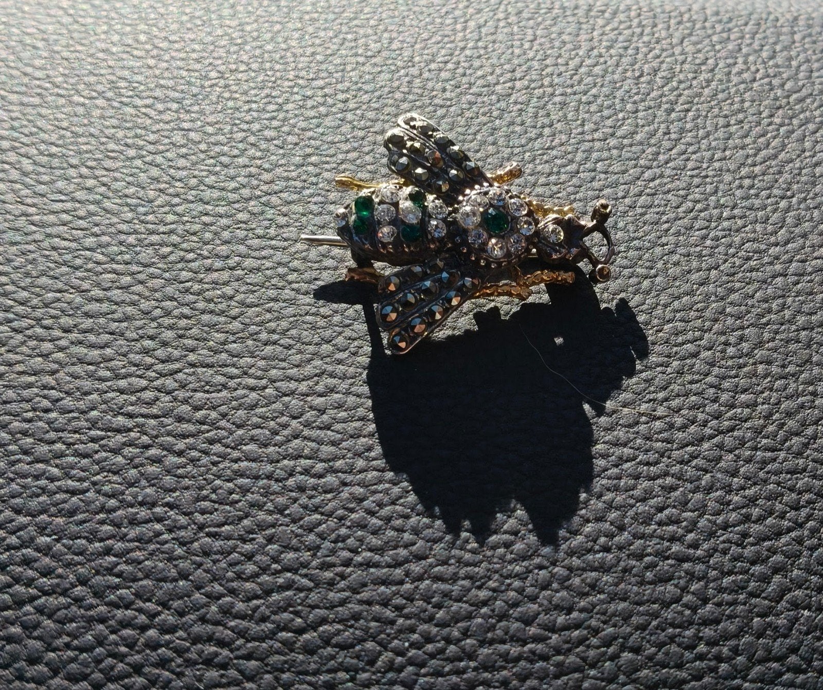 18 de eeuwse broche, Bijoux, Sacs & Beauté, Enlèvement ou Envoi, Noir, Argent