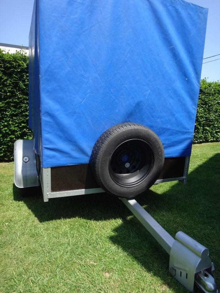 Aanhangwagen met dekzeil, Auto diversen, Aanhangers en Bagagewagens, Gebruikt, Ophalen