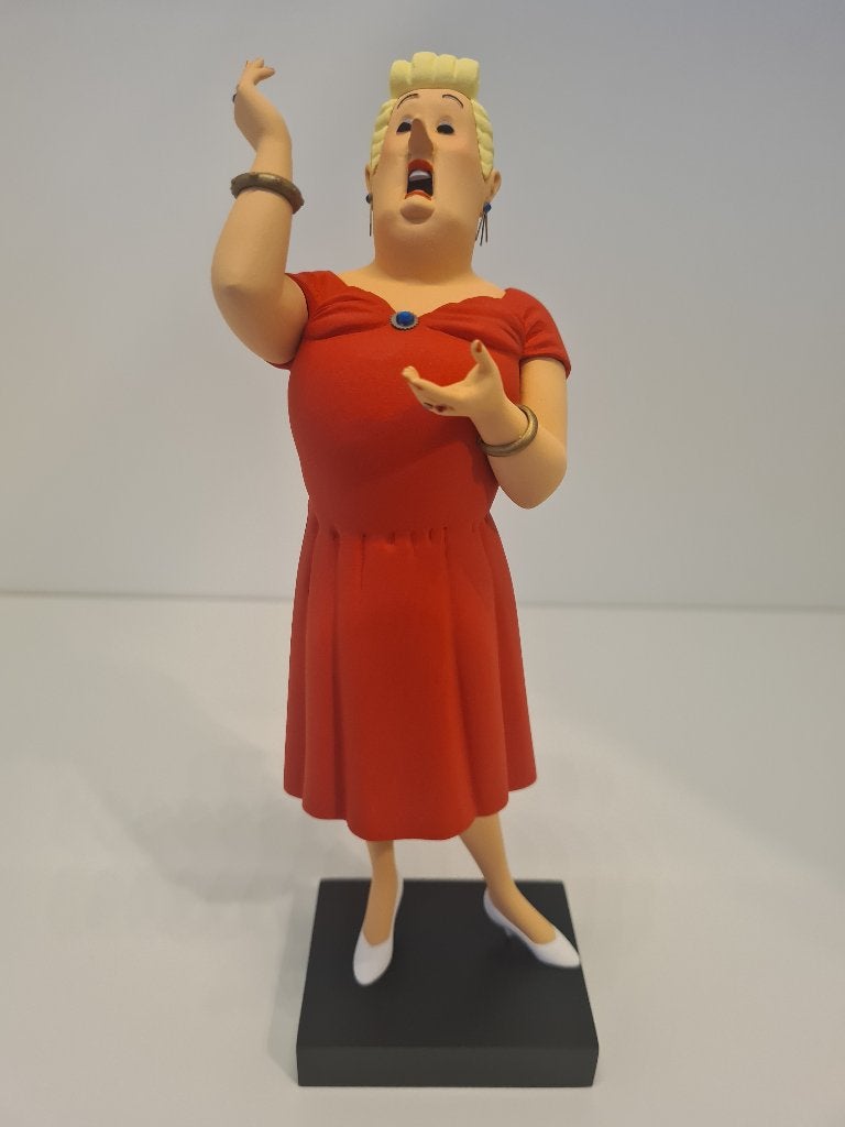 Fariboles (Tintin/Hergé) - La Castafiore, Ophalen of Verzenden, Kuifje, Zo goed als nieuw, Beeldje of Figuurtje