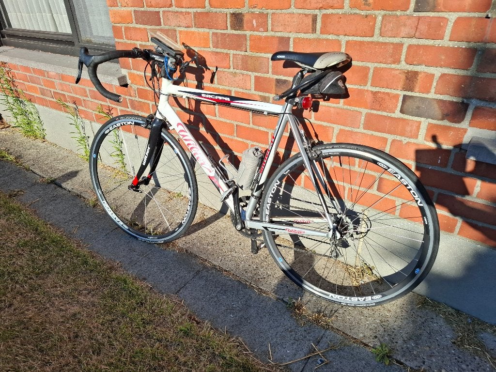 Koersfiets, Fietsen en Brommers, Gebruikt, 10 tot 15 versnellingen, Aluminium, 57 tot 61 cm