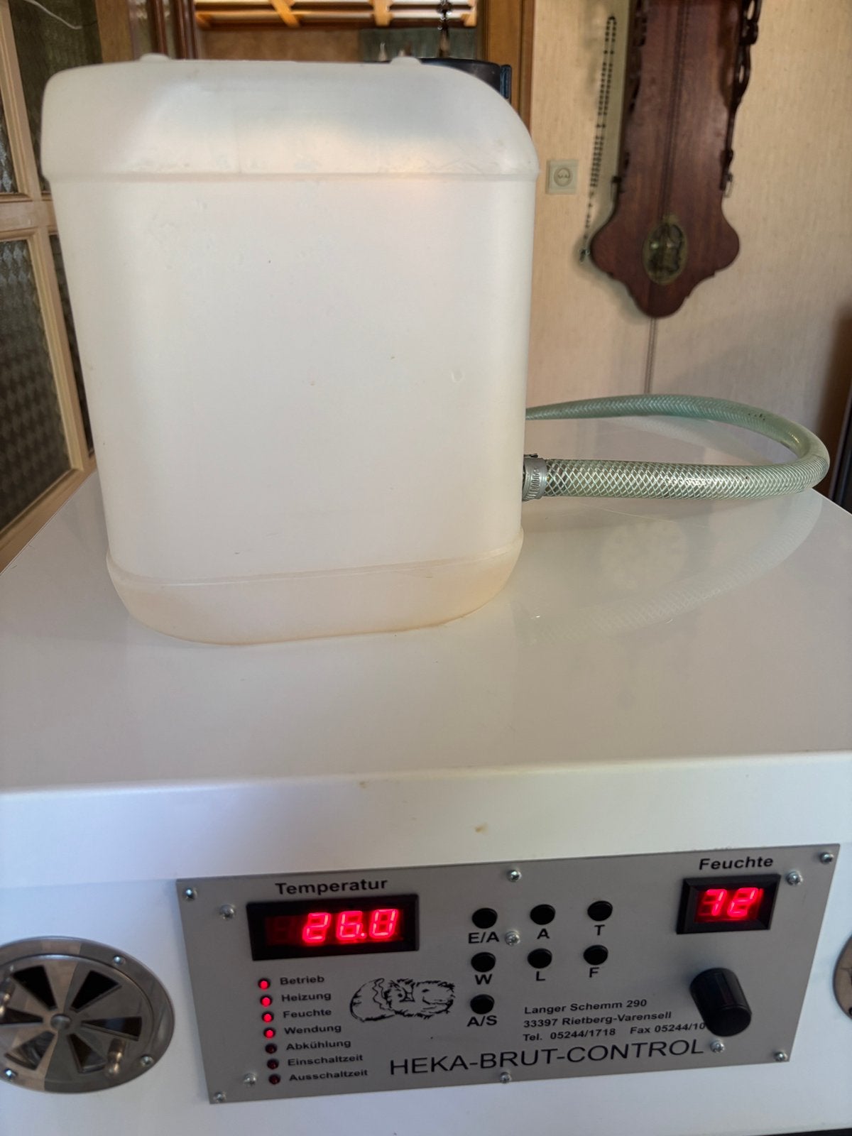 Heka brut control s90, Ophalen, Zo goed als nieuw, Broedmachine