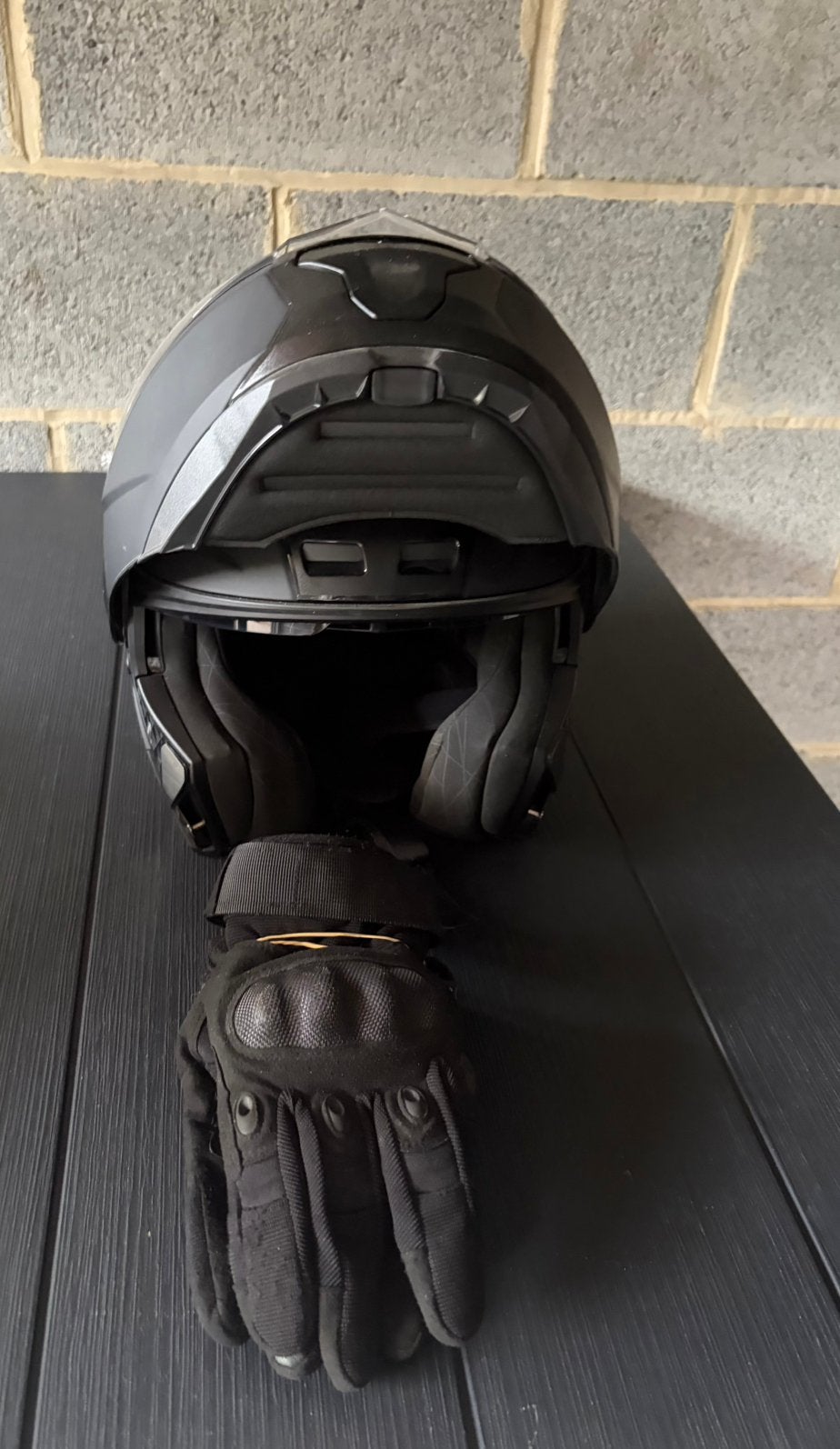 Casque taille L et gant En bonne état, Motos, Enlèvement, L