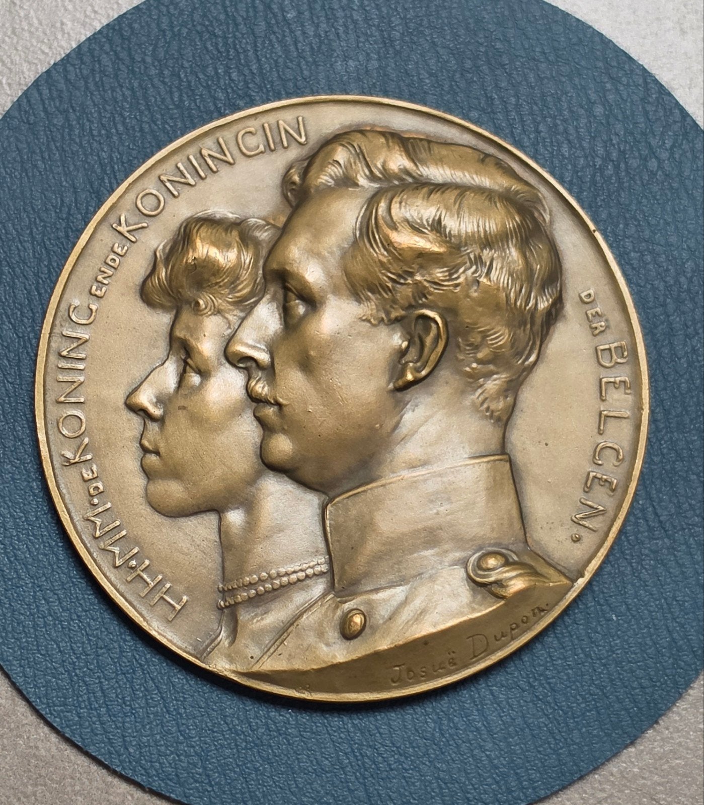 medaille Koning Albert & koningin Elisabeth Blijde Intrede, Ophalen of Verzenden