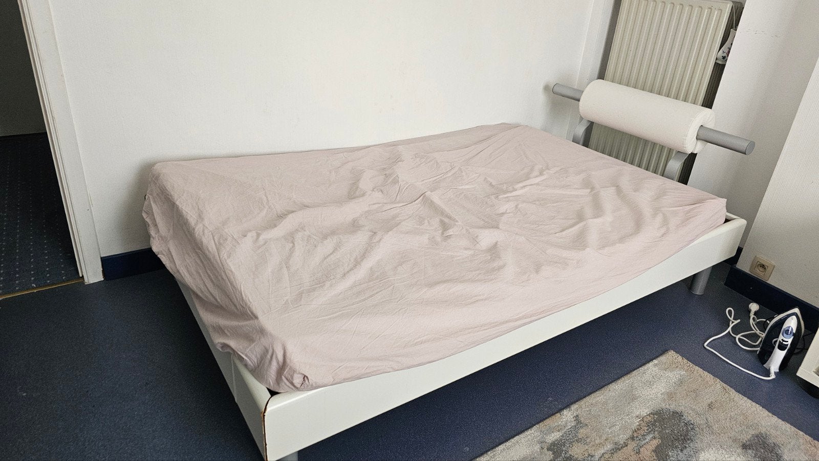 Lit blanc 120 x 200 avec matelas, Enlèvement