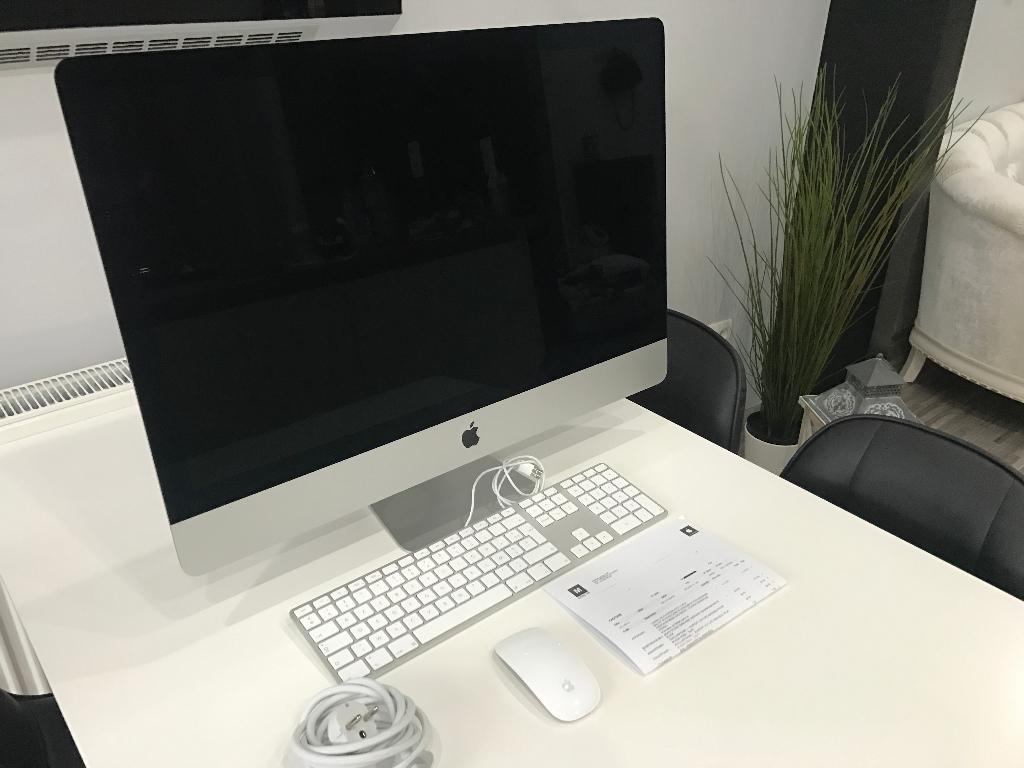 iMac 27" Slim Ecran 5K - Intel Core i5 / 1 To Fusion Drive, Enlèvement, Comme neuf, IMac