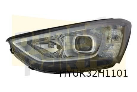 Hyundai Santa fe koplamp Links (halogeen/LED DRL) Origineel!, -, Verzenden, -, Nieuw