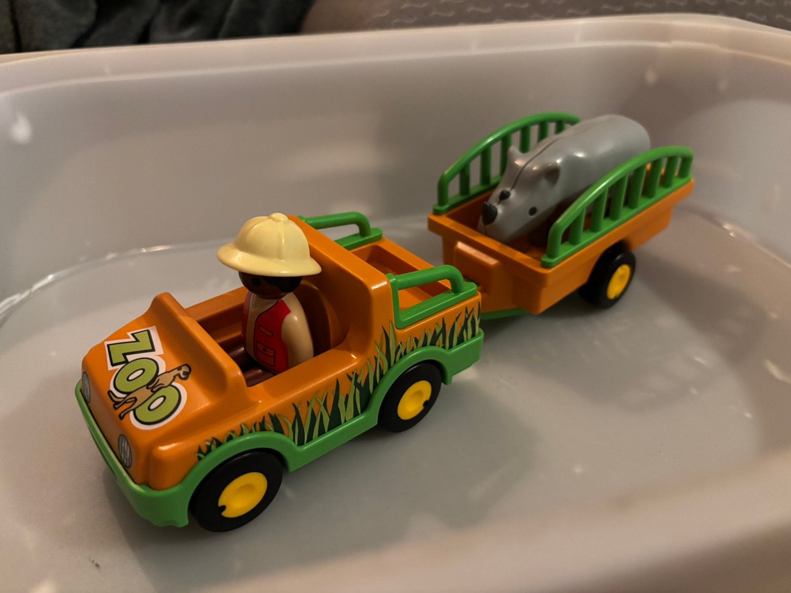 Neushoornverzorger playmobil, Enfants & Bébés, Enlèvement, Comme neuf, 1.2.3