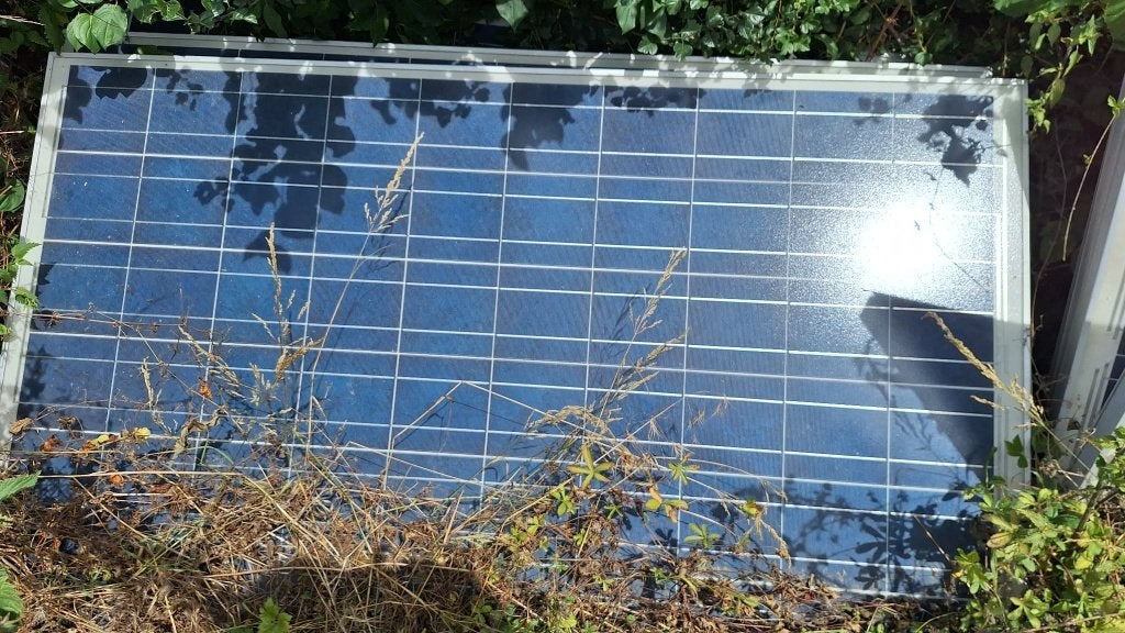 Panneaux photovoltaïques + onduleur, Bricolage & Construction, Enlèvement, Utilisé