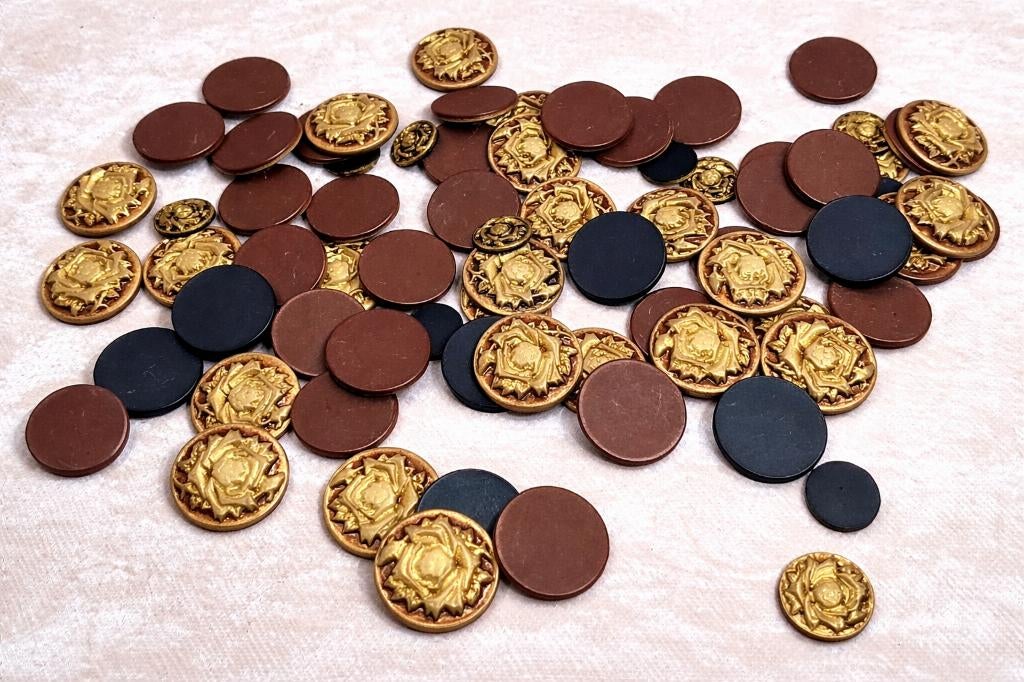 73 Cabochons camé roos zwart en bruin, Hobby en Vrije tijd, Ophalen of Verzenden, Nieuw, Overige typen