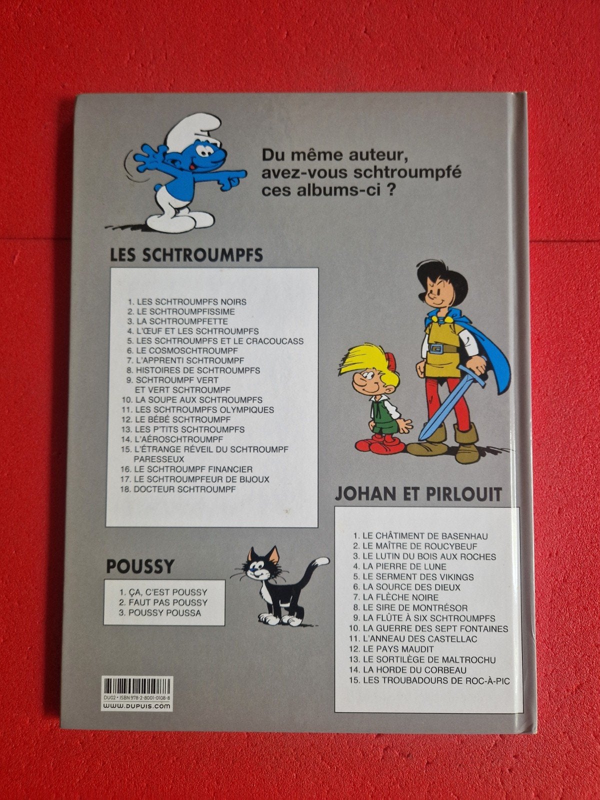 bd les schtroumpfs 1, Enlèvement ou Envoi