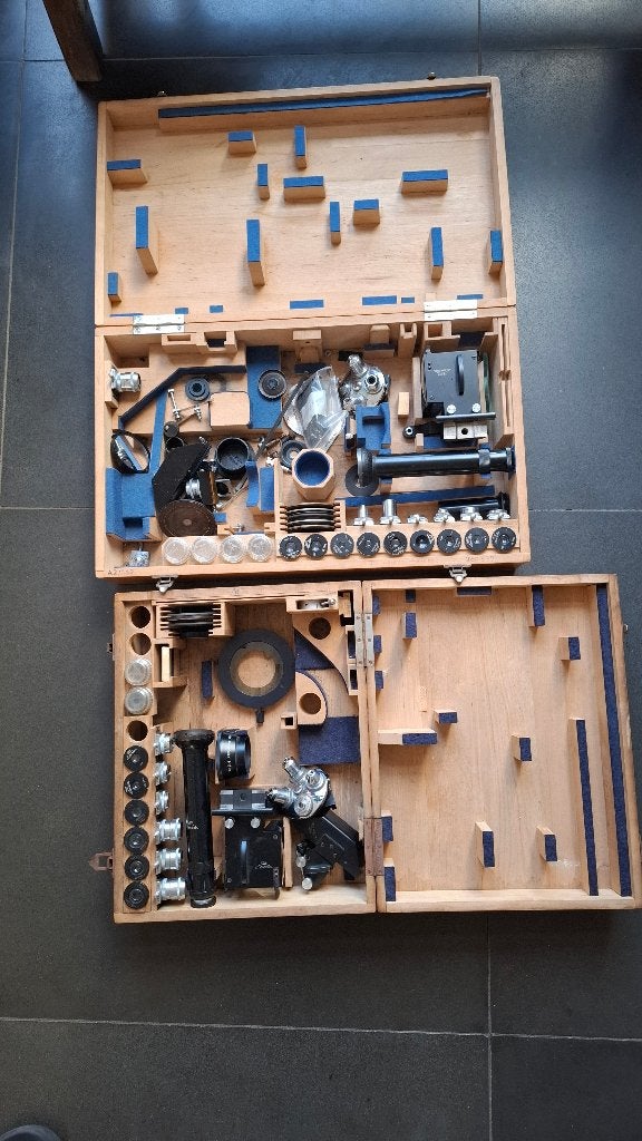 2 kisten Reichert Wien / Austria microscoop onderdelen, Ophalen, Gebruikt, Onderdelen of Accessoires