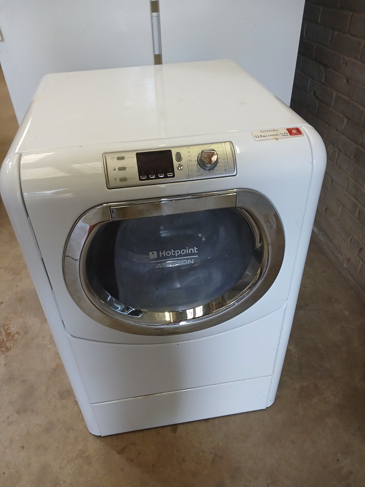 11,5k wasmachine, Ophalen
