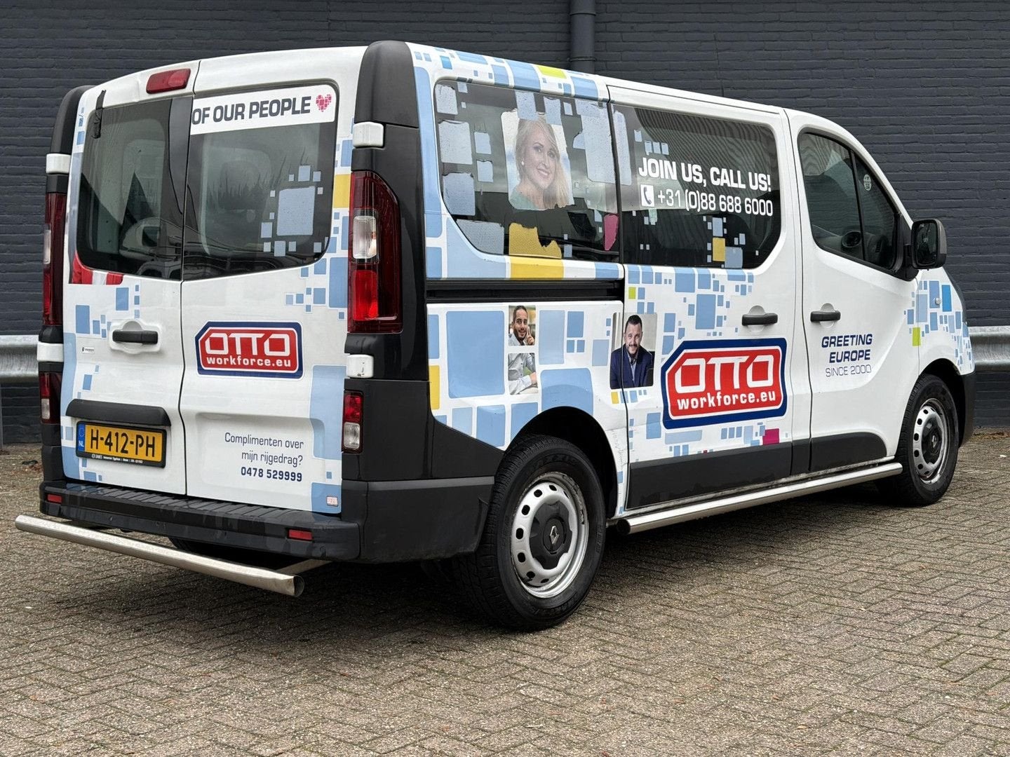 Renault Trafic Passenger 1.6 dCi Authentique Energy | € 6.95, Monovolume, Wit, Verwarmde buitenspiegels, Bedrijf