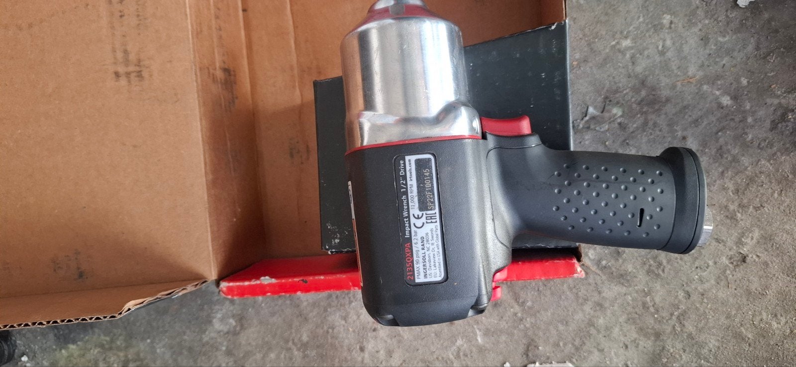 Ingersoll rand 2135qxpa, Enlèvement