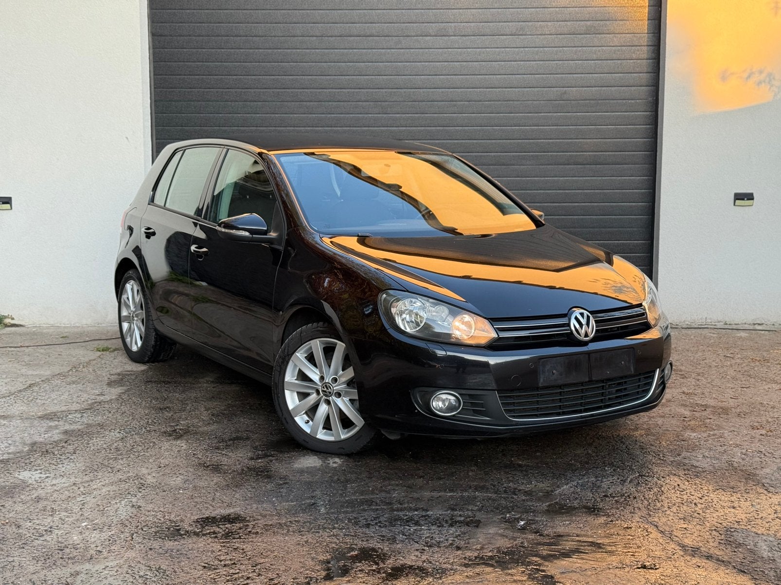 Vw golf, Euro 5, Stof, Zwart, Zwart