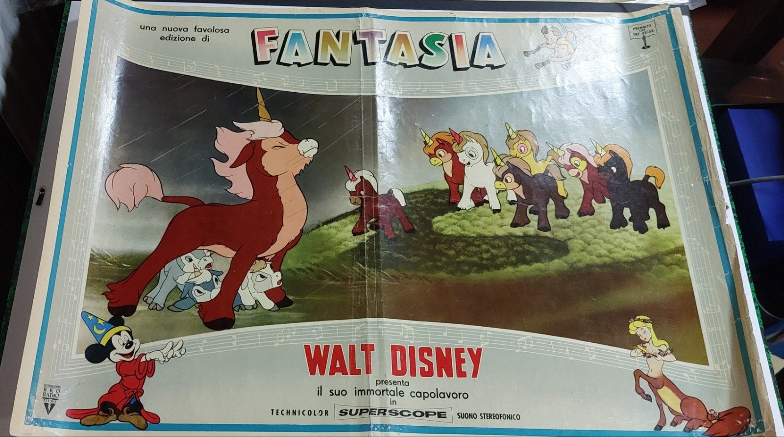Italiaanse filmposter Fantasia jaren '50, Ophalen