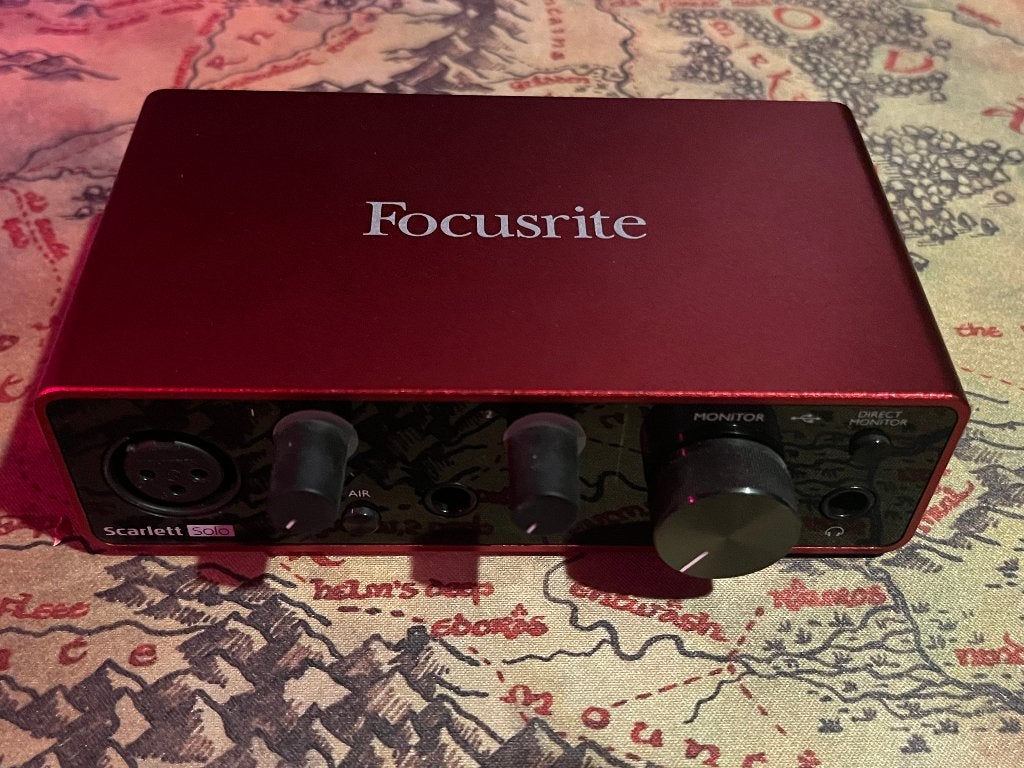 Focusrite Scarlett Solo 3rd Gen, TV, Hi-fi & Vidéo, Appareils professionnels, Enlèvement, Utilisé, Audio
