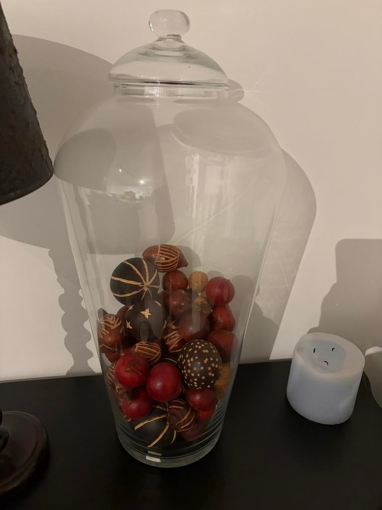 Grote decoratieve vaas stolp, Ophalen, Zo goed als nieuw