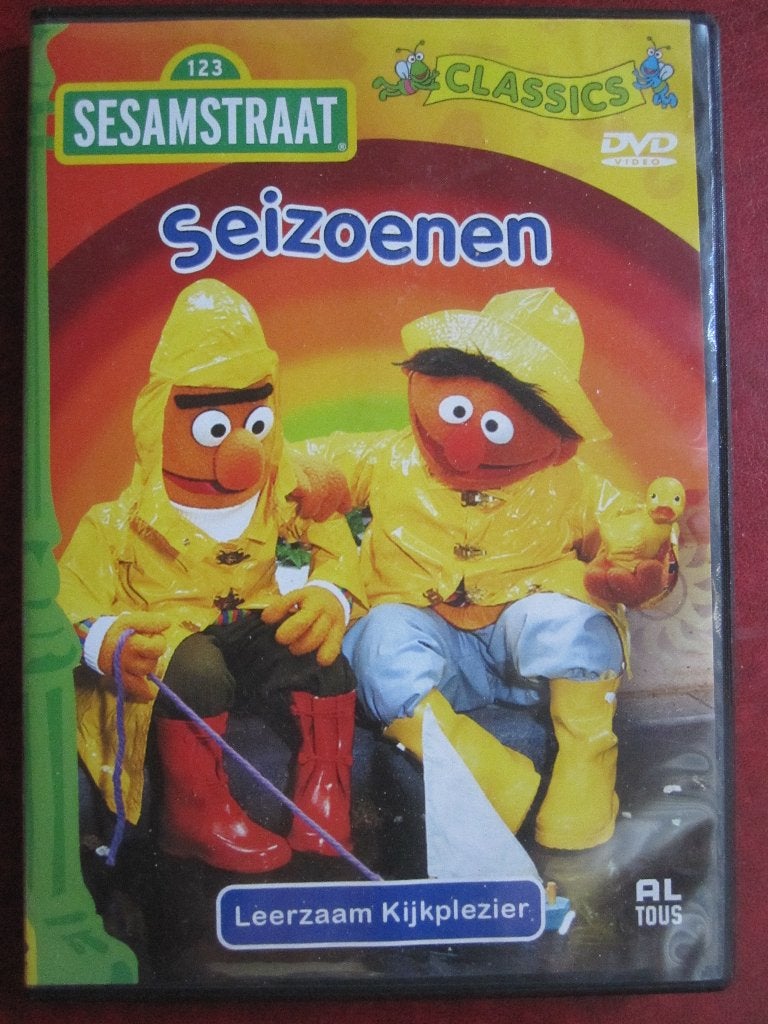 Sesamstraat Seizoenen, Cd's en Dvd's, Dvd's | Kinderen en Jeugd, Alle leeftijden, Tv-serie, Zo goed als nieuw, Educatief