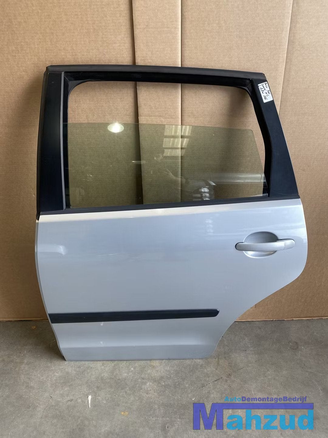 VW POLO 9N zilver grijs LA7W links Achter deur portier 2001-, Auto-onderdelen, Gebruikt, Volkswagen AG, Vw@volkswagen.de, Achter
