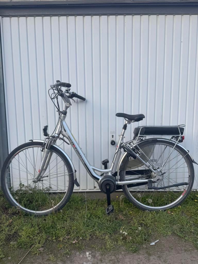 OXFORD ELEKTRISCHE FIETS MET MIDDENMOTOR, Fietsen en Brommers, Ophalen, Zo goed als nieuw