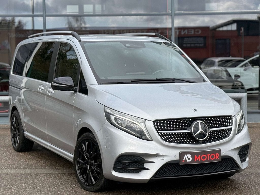 Mercedes-Benz V-Klasse 300 d 4-Matic PACK AMG 7PL AUTO LED G, Autos, Cuir, Argent ou Gris, 176 kW, Euro 6