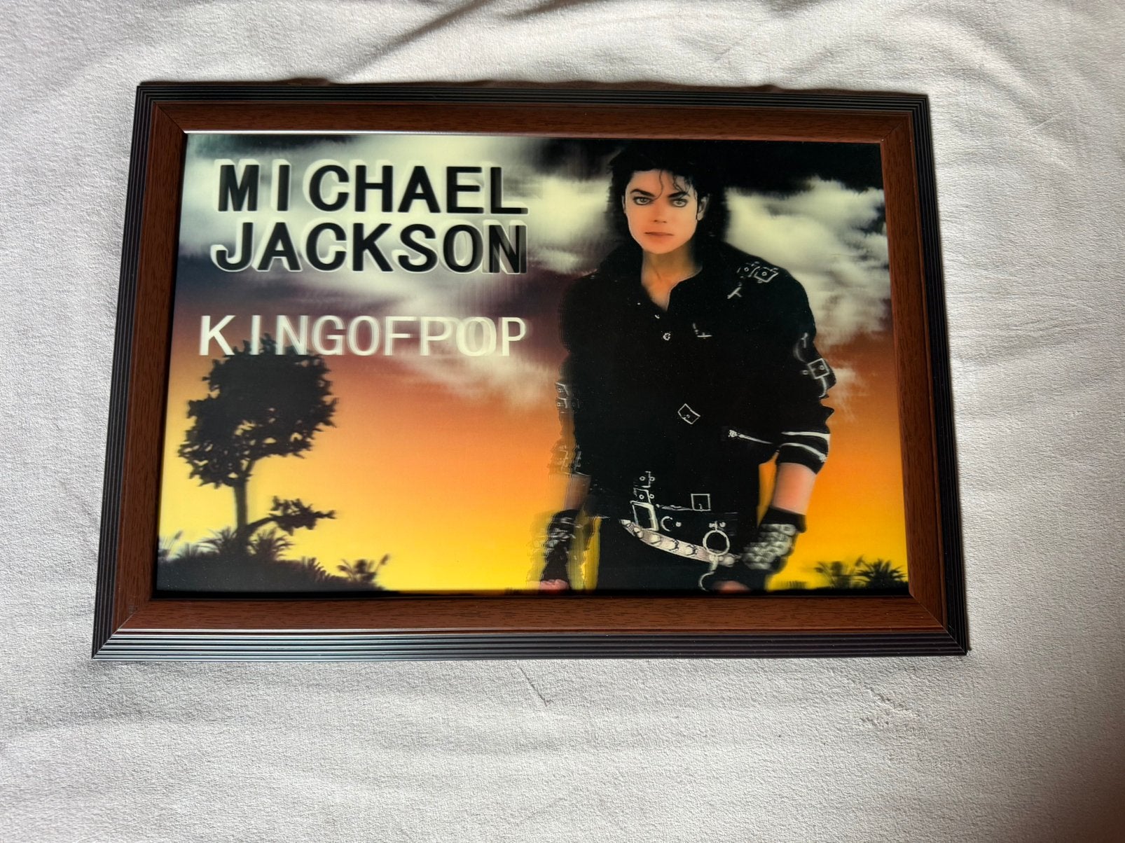Michael Jackson - poster met kader, Ophalen