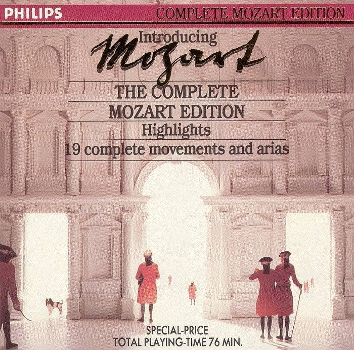 CD EN VENTE VARIOUS-Présentation de l'intégrale de Mozart E, Envoi