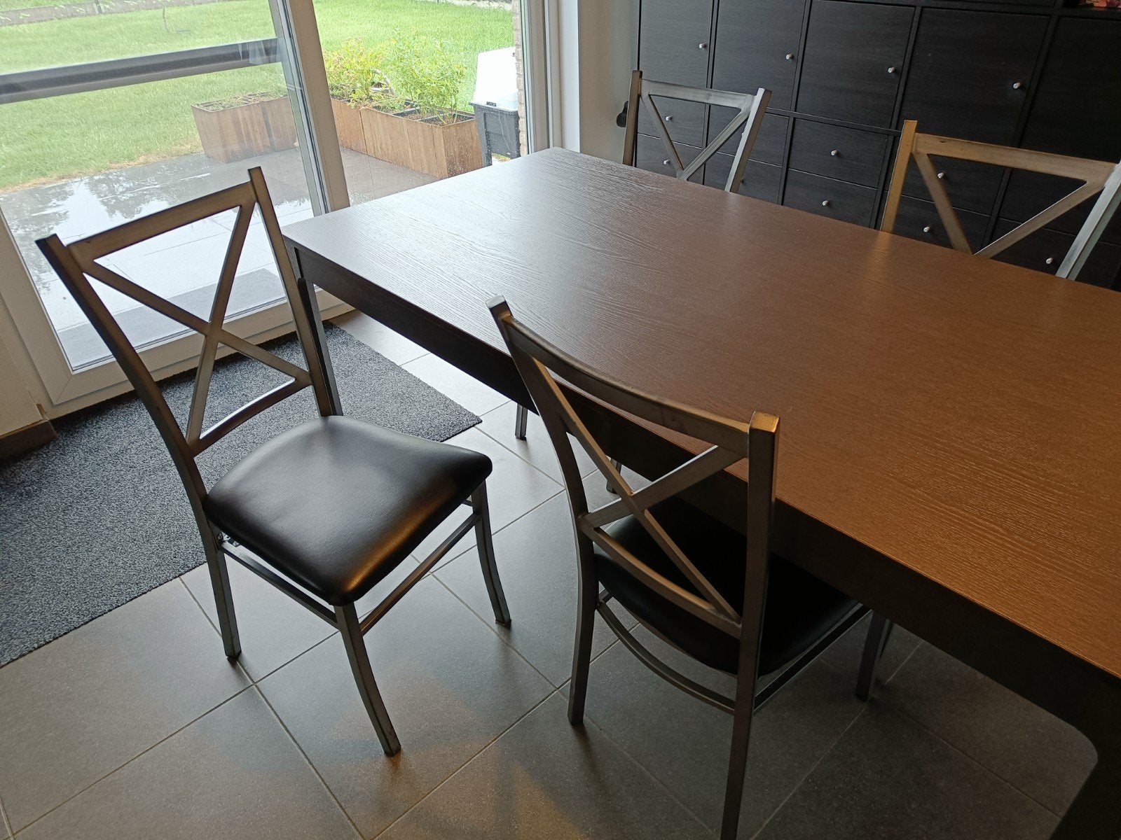Tafel en stoelen, Ophalen, Metaal