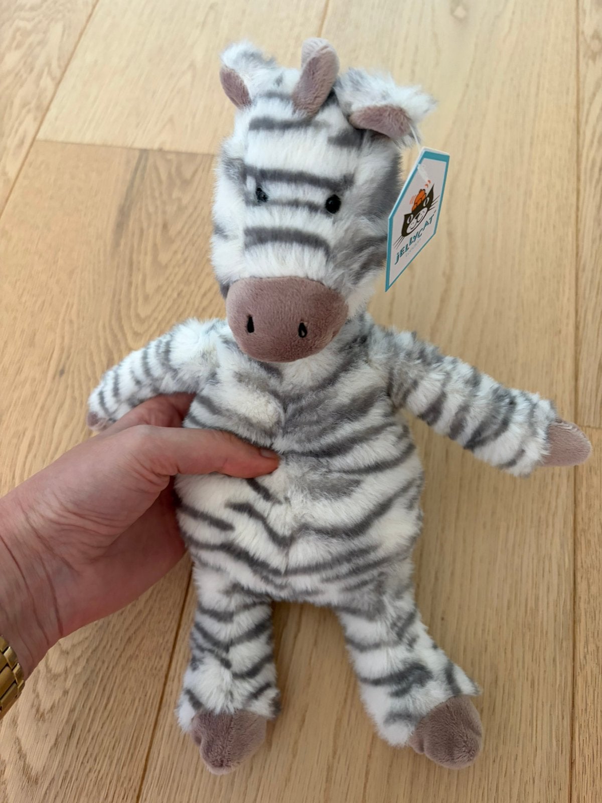 Nieuwe Jellycat bashful zebra, Jellycat, Overige typen, Nieuw, Ophalen of Verzenden