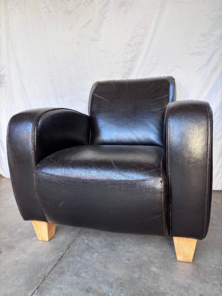 Clubfauteuil / Kuipstoel – Deense Stijl, Antiek en Kunst, Ophalen