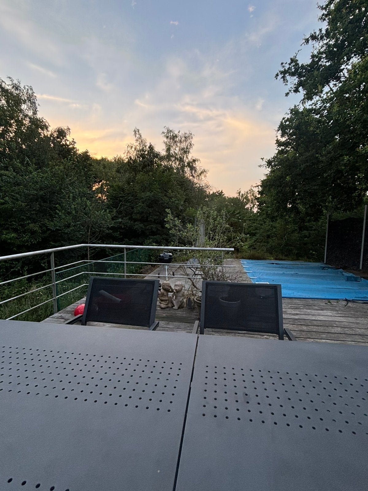 Table de jardin et chaises, Enlèvement, Utilisé
