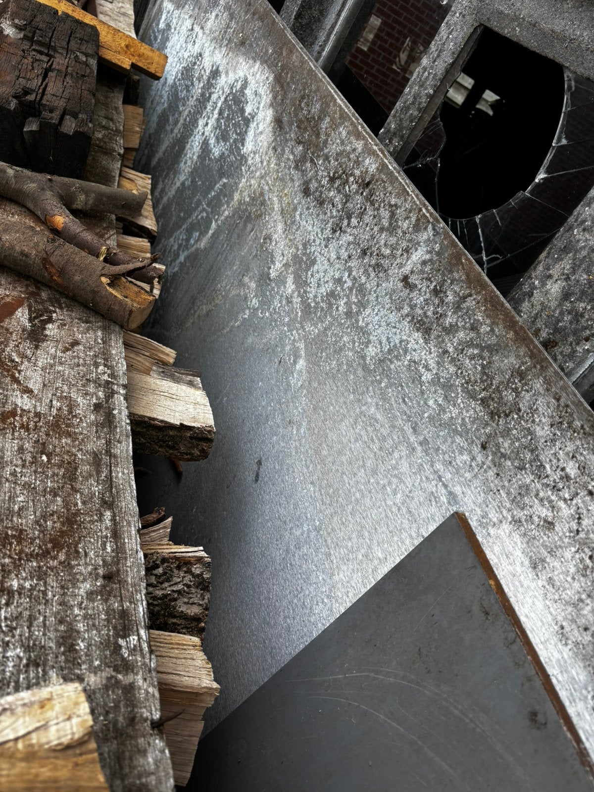 Grote aluminium plaat, Doe-het-zelf en Bouw, Metalen, Ophalen, Zo goed als nieuw, Aluminium