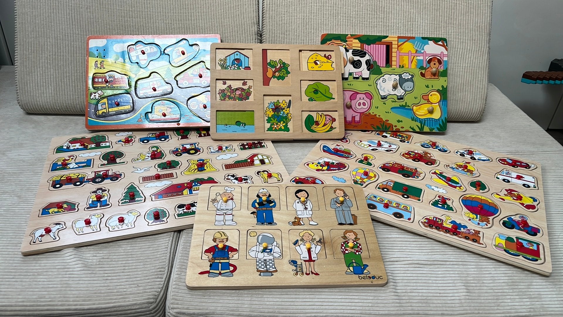 Houten puzzels, Kinderen en Baby's, Ophalen, Gebruikt, 2 tot 4 jaar, Van hout