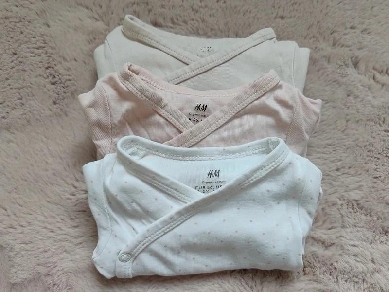 H&m body's, Kinderen en Baby's, Babykleding | Maat 56, Nacht- of Onderkleding, Meisje, H&M, Ophalen of Verzenden