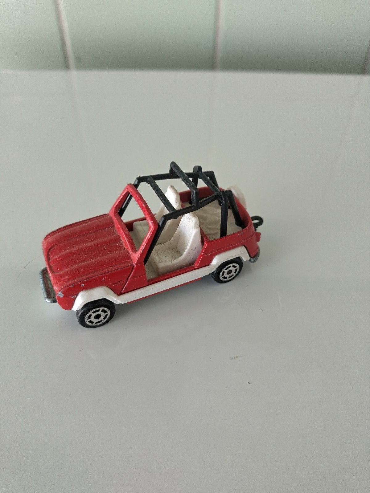 Vintage Majorette Renault JP4 AFHALING LEES BESCHRIJVING, Enlèvement, Utilisé, Voiture, Majorette