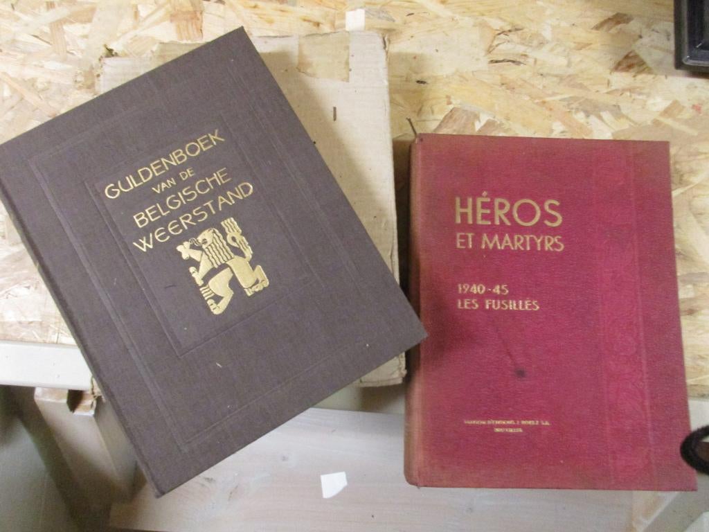 guldenboek van het verzet + hero et martyrs, Ophalen of Verzenden