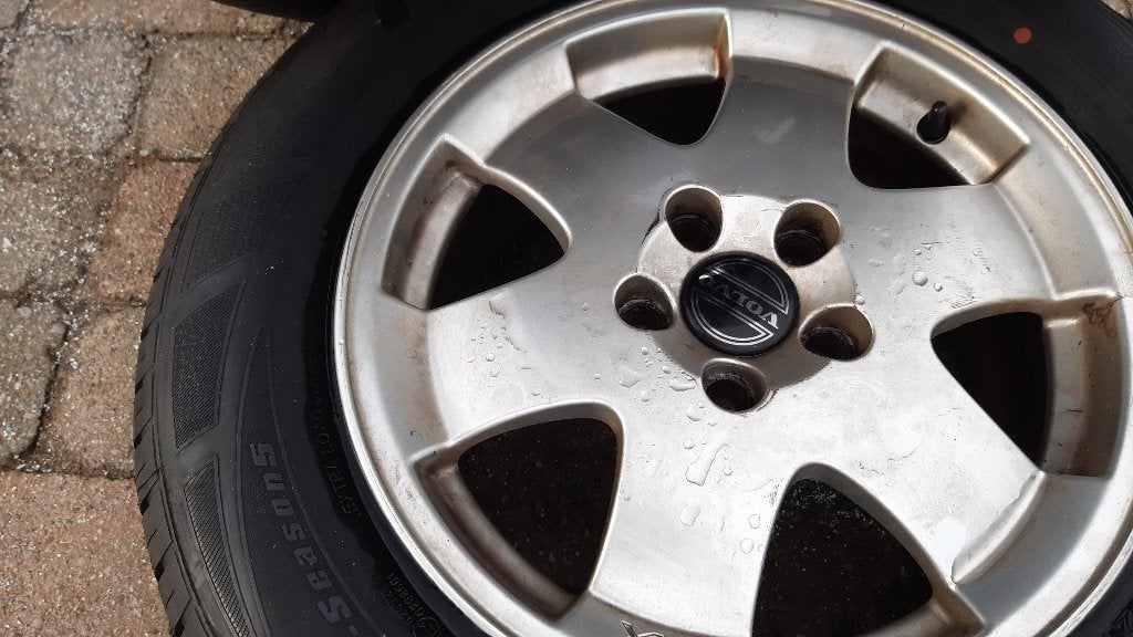 Autobanden met alu velg, Auto-onderdelen, Ophalen, 16 inch, Banden en Velgen, All Season