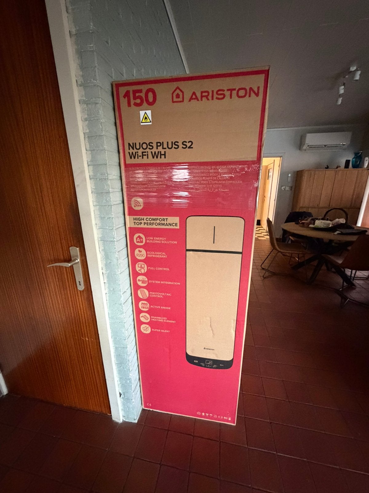 Warmtepomp Boiler ARISTION nuos plus 150l (nieuw), Ophalen, Nieuw