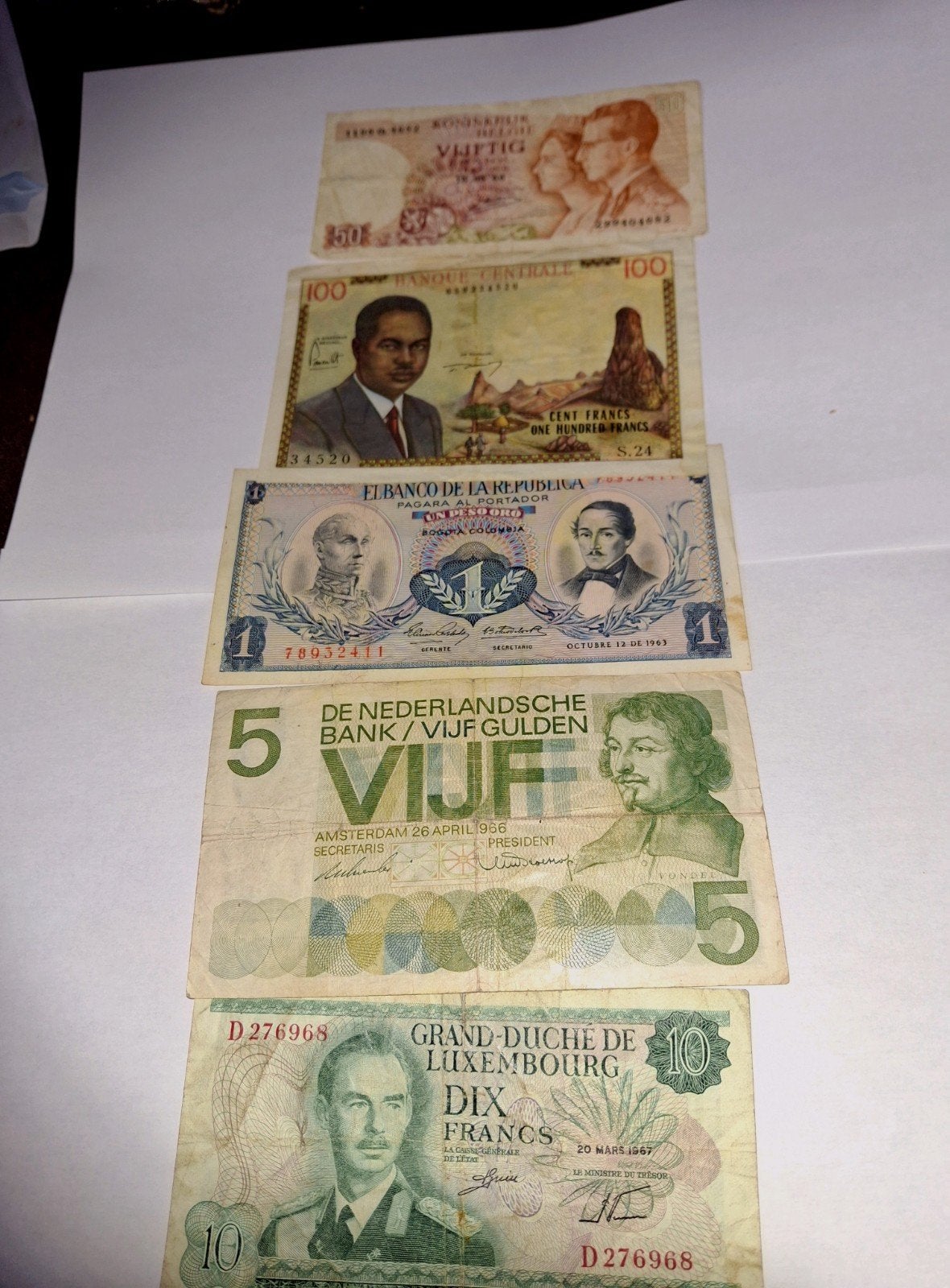 lots de billets ancien, Enlèvement ou Envoi