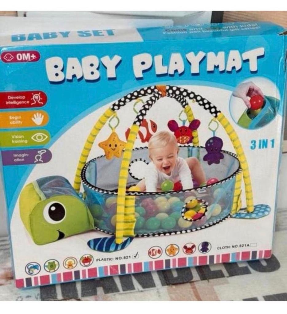 Baby Peuter Kleuter Speelmat - 3 in 1 Speelkleed Ballenbak, Kinderen en Baby's, Speelgoed | Babyspeelgoed, Nieuw, Speelkleed, Ophalen of Verzenden