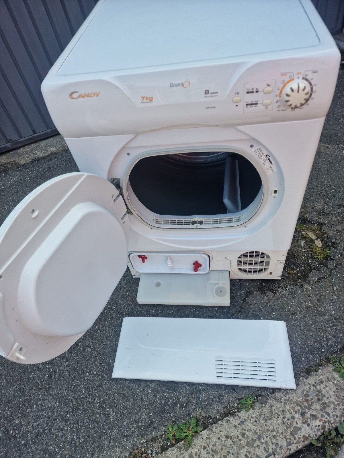 séchoir Candy classe B 7kg fonctionne bien avec livraison, 6 à 8 kg, Classe énergétique A ou plus économe, 85 à 90 cm, Chargeur frontal