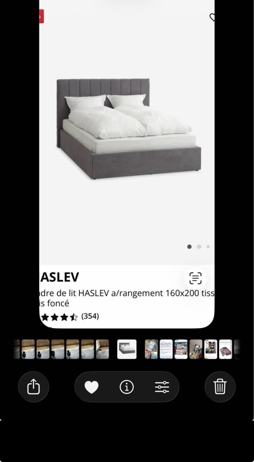 Urgent Lit et matelas, Enlèvement, Utilisé, 200 cm, 160 cm