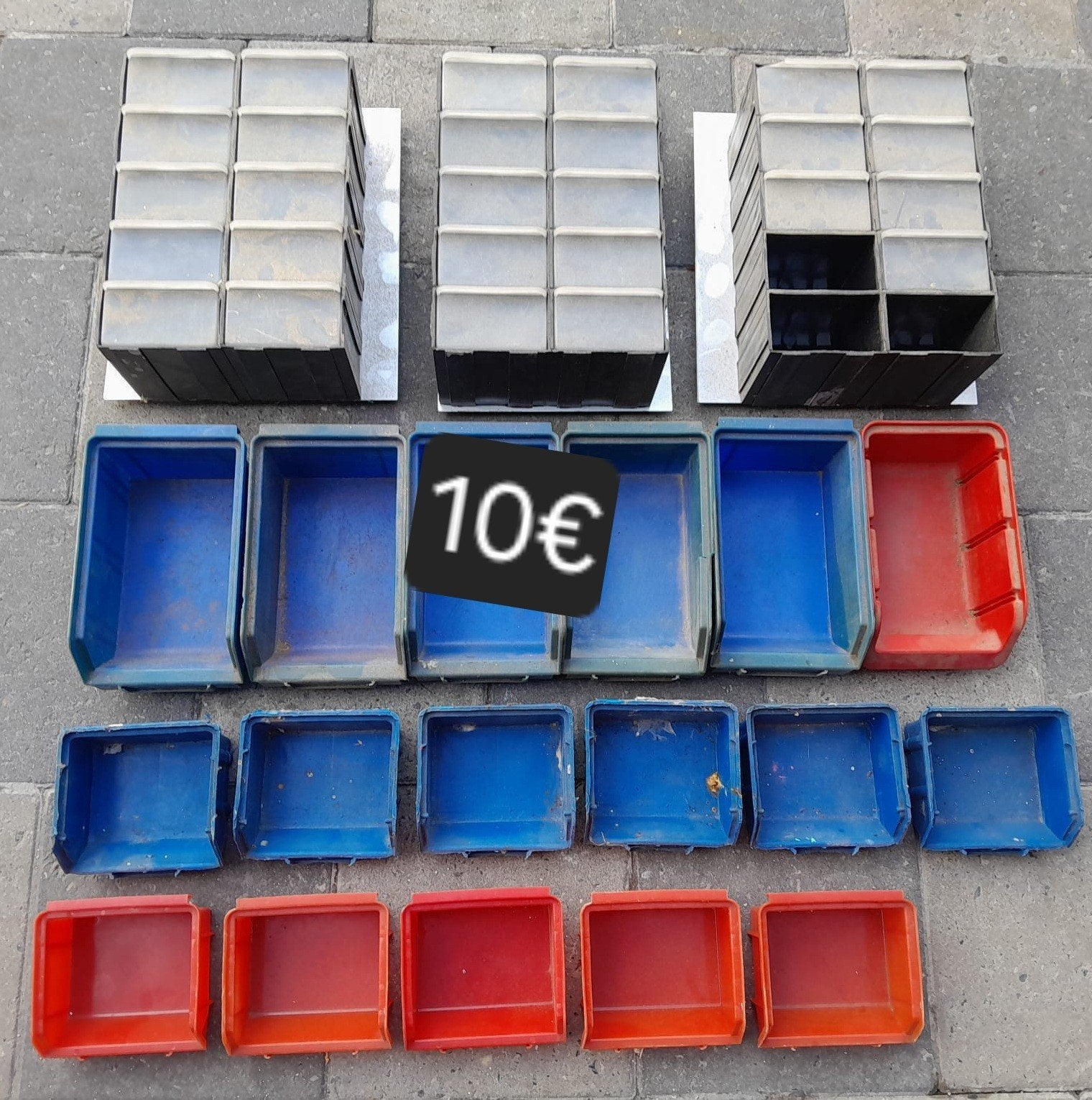 sorteerdozen alles voor 10€, Ophalen, Gebruikt