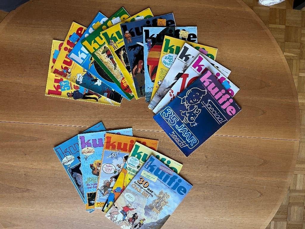 16 stuks Kuifje weekbladen, losse nummers, Boeken, Meerdere stripboeken, Ophalen of Verzenden, Gelezen