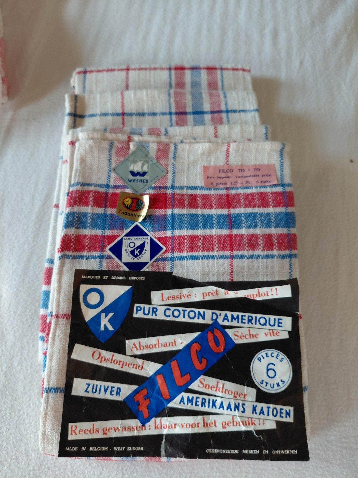 vintage keukenhanddoeken, Huis en Inrichting, Keuken | Textiel, Katoen, Overige merken, Nieuw, Theedoek of Handdoek