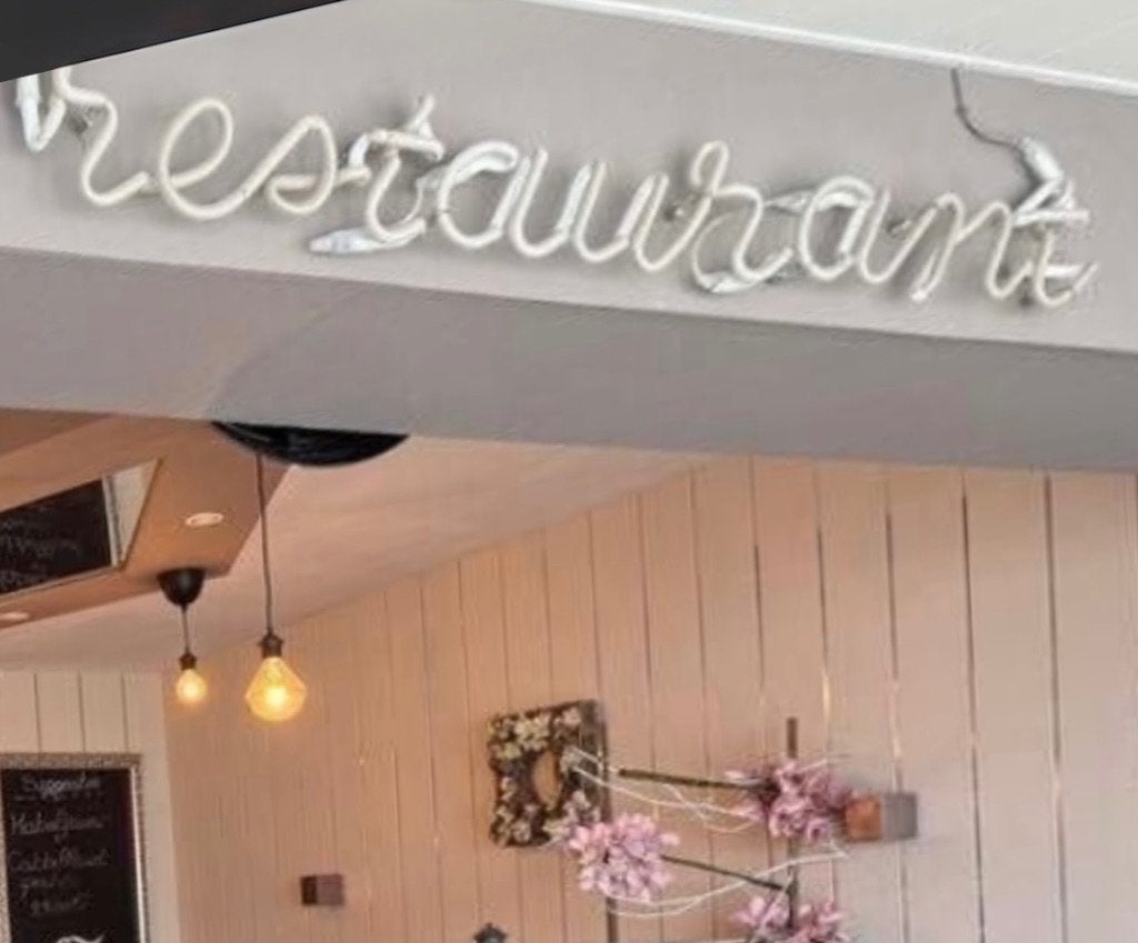 Neon, reclame, lichtreclame, restaurant, Verzamelen, Ophalen, Nieuw